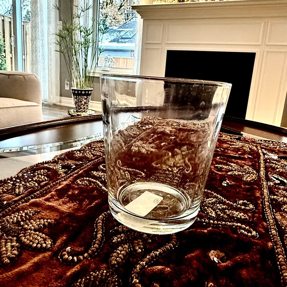 Clear Flower Pot